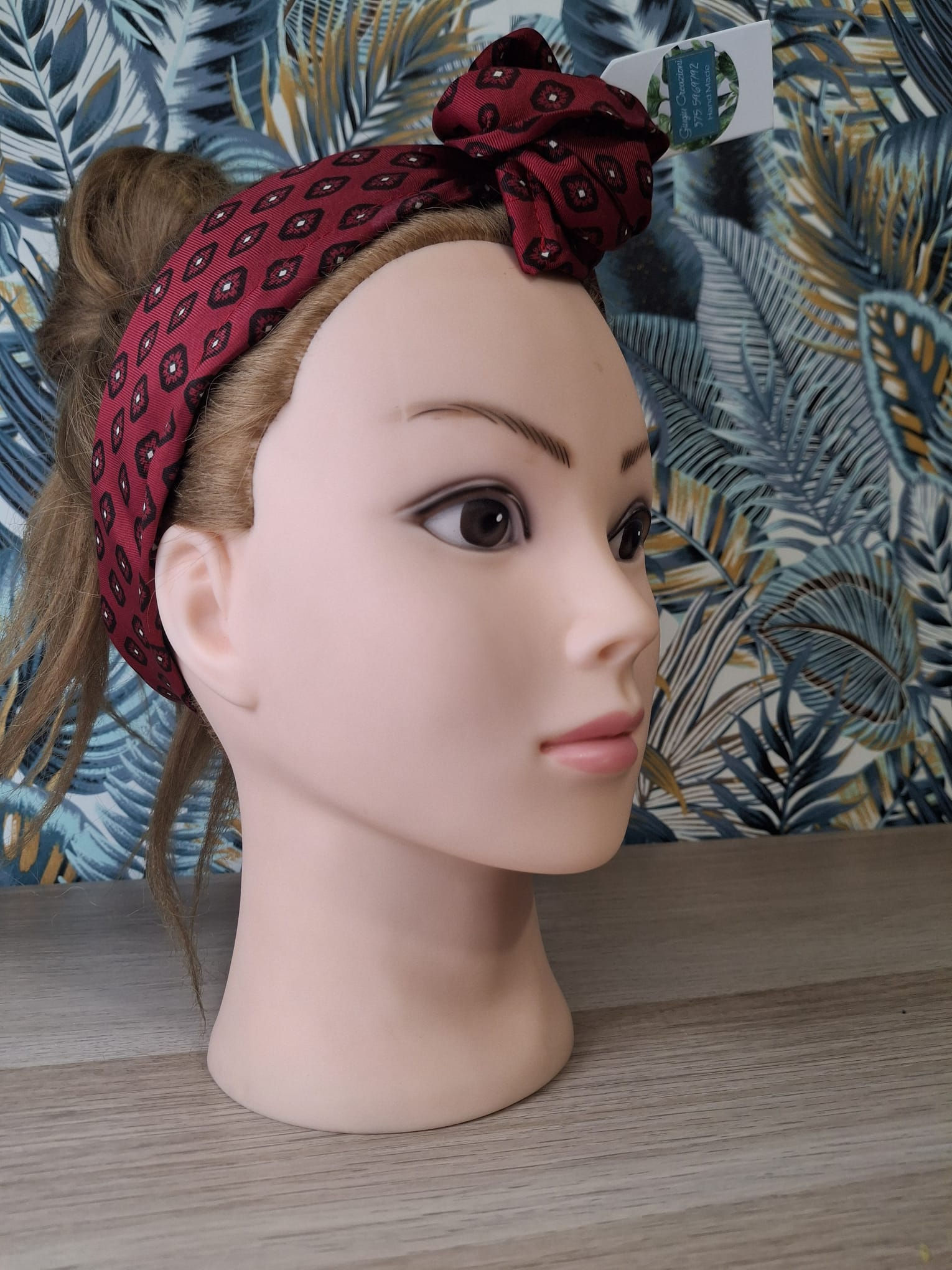 Turbante modellabile con anima di alluminio
