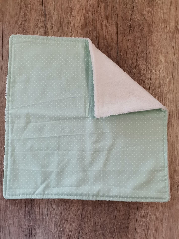 Washcloth with bamboo fiber sponge - 30x30