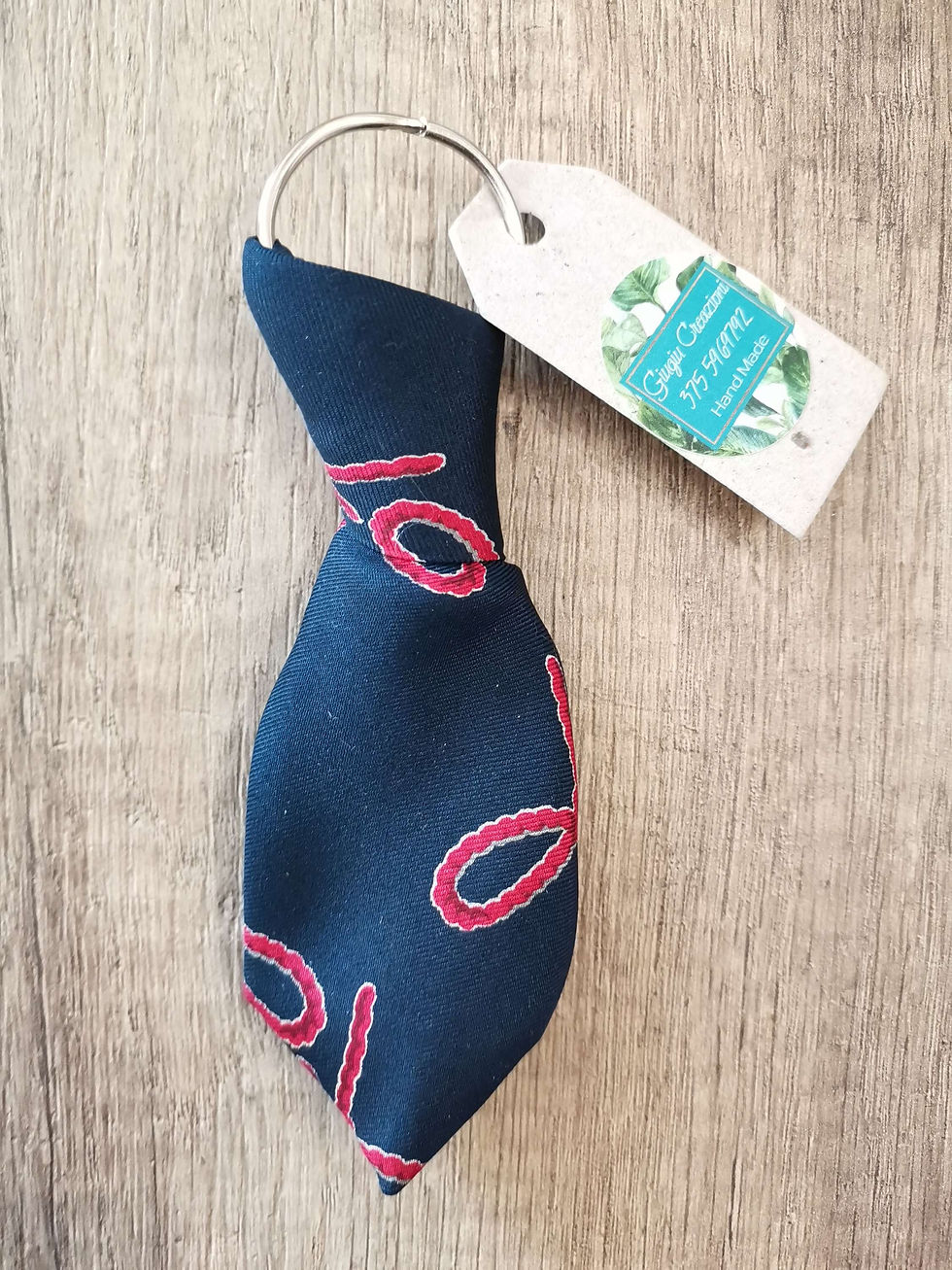 Portachiave Cravattino in Raso