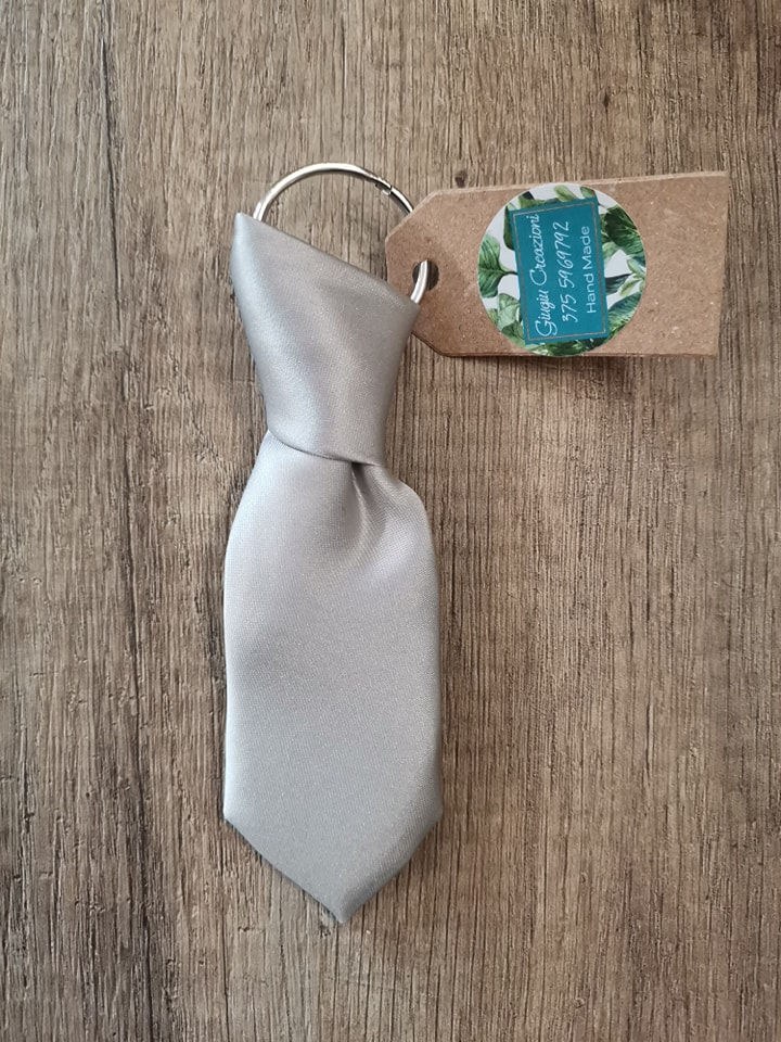 Satin Bow Tie Key Ring