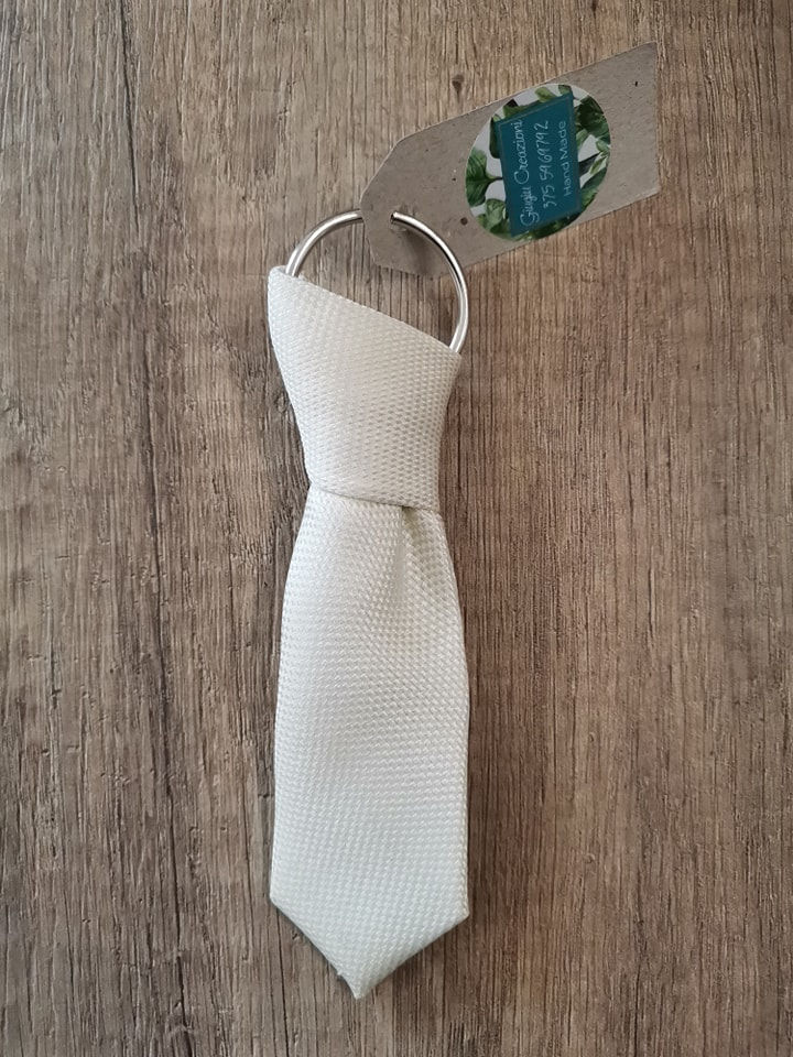 Satin Bow Tie Key Ring