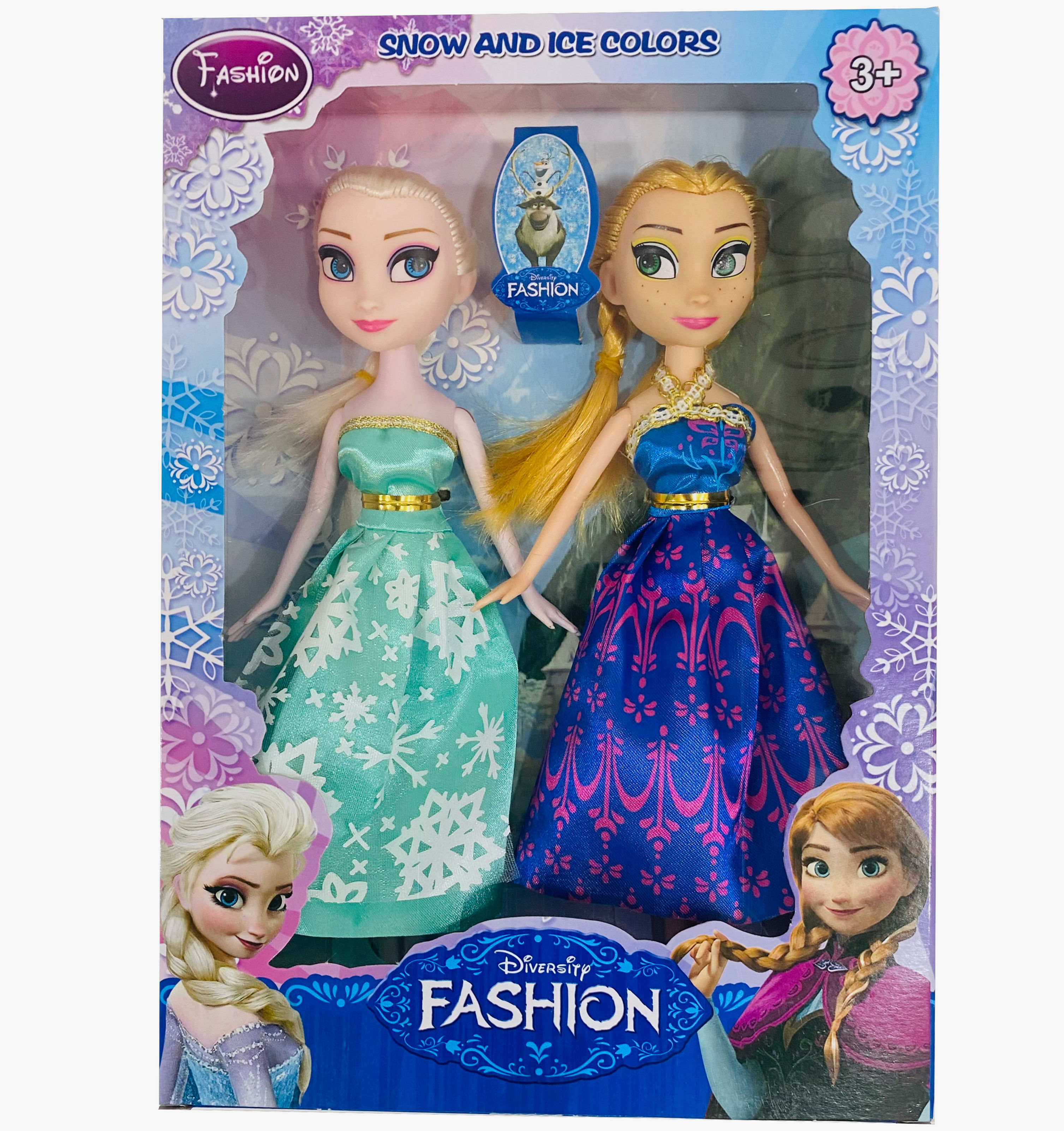 A pair of frozen model doll -DH31B