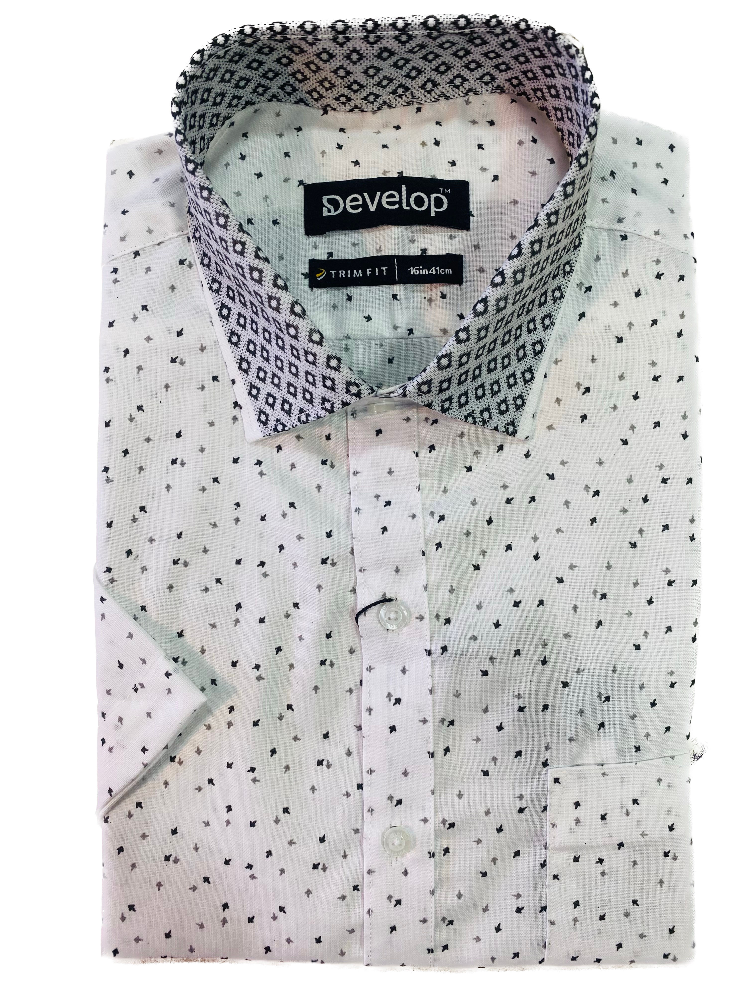 Printed long sleeve slim fit Develop Shirt
