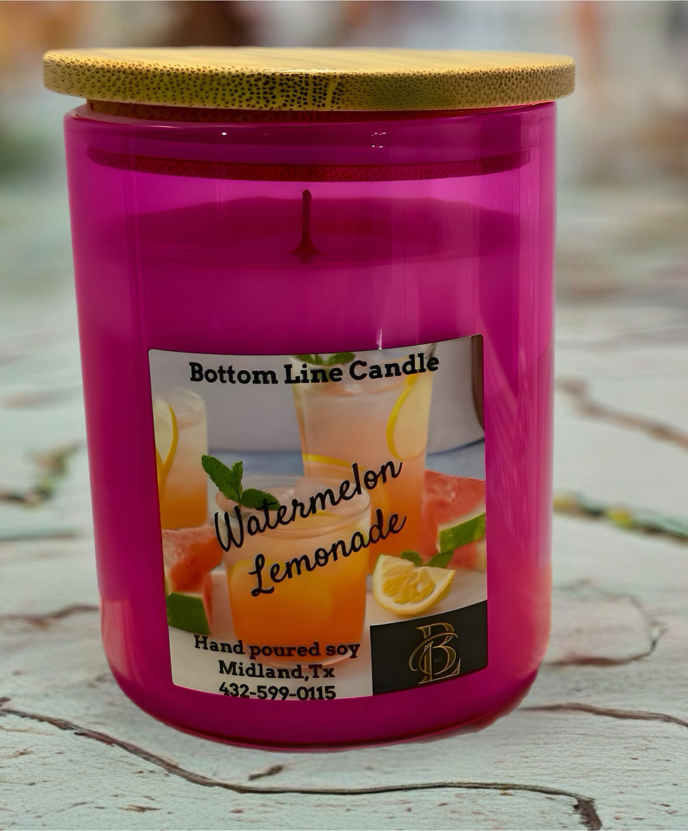 10oz Aug -Candle of the Month-WATERMELON LEMONADE