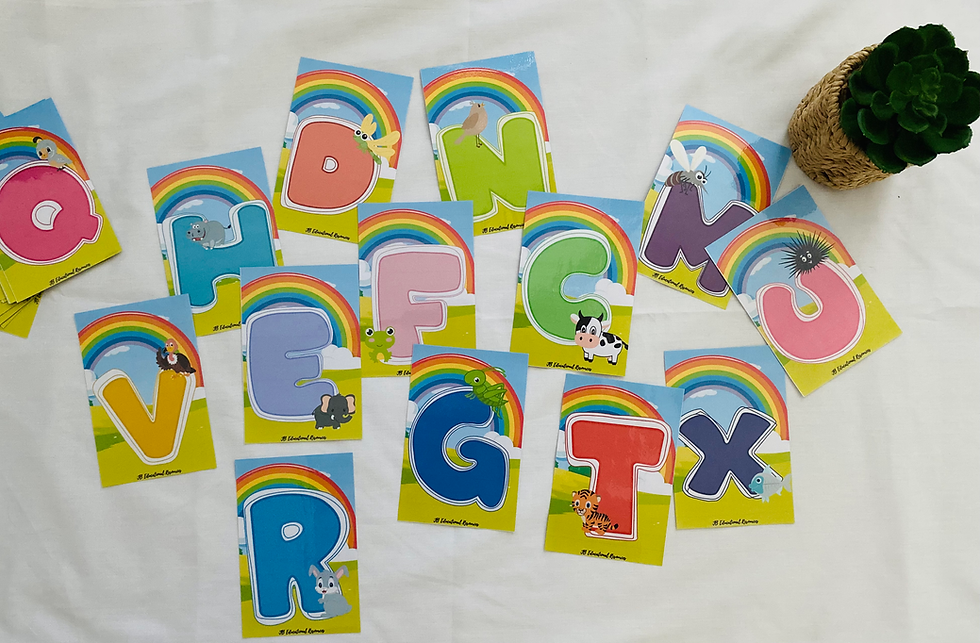 Rainbow Alphabet Set