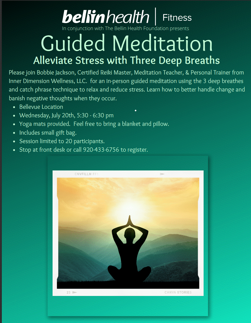 Alleviate Stress with Three Deep Breaths Guided Meditation