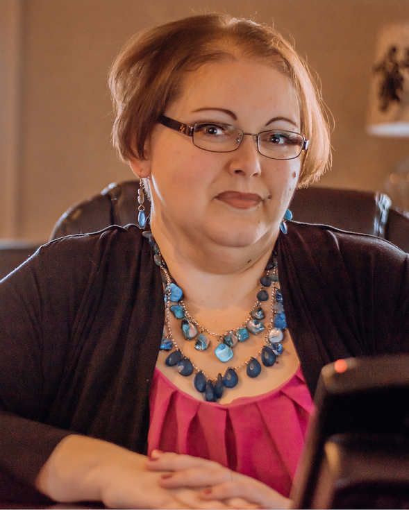 Danielle Kirkpatrick Legal Secretary in her office