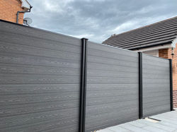Composite Fencing Slate Grey