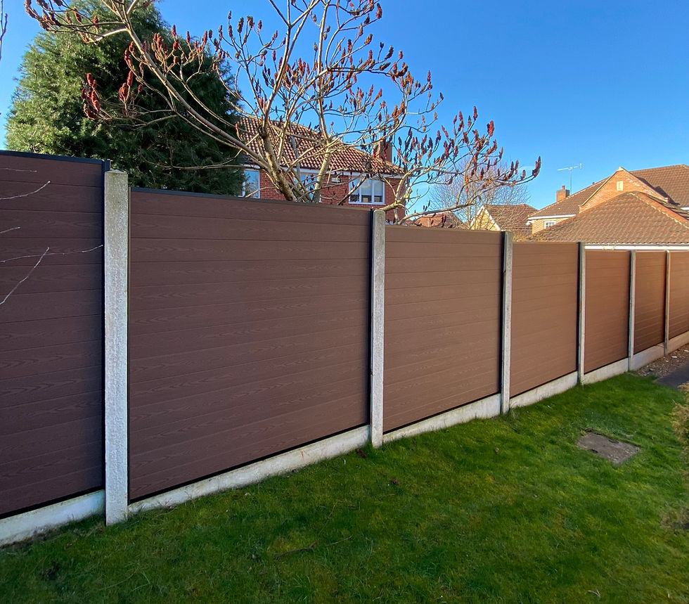 Thumbnail: Brown Oak Composite Boards – Wood Effect