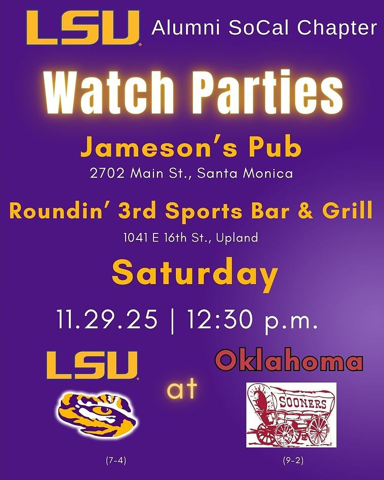 LSU - Okla LSU So Cal Watch Parties Jamesons & Roundin 3rd.jpg