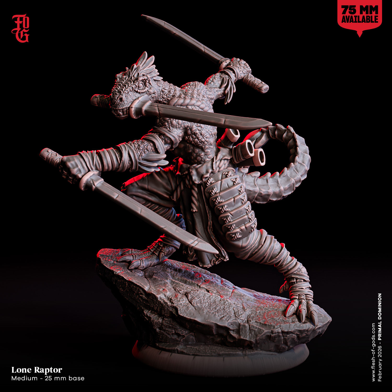 Lone Raptor - Flesh of Gods