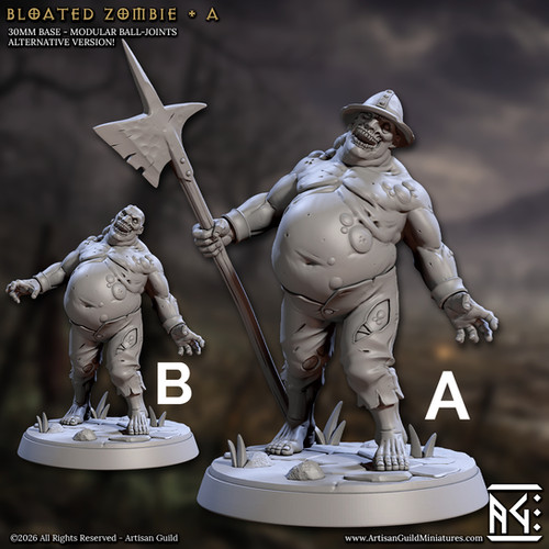 Bloated Zombies A - Artisan Guild | CNeutral Miniaturas