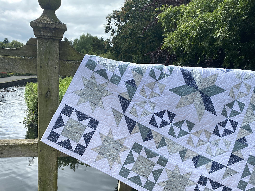 The Water Gardens Quilt by Sally Ablett for Cassandra Connolly