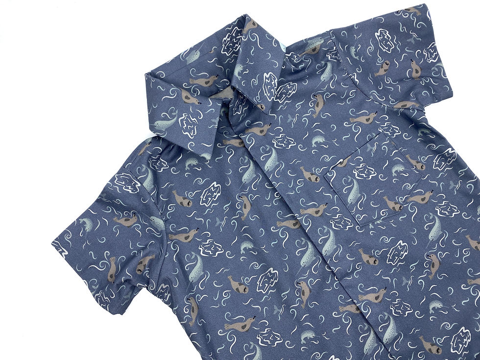 McCall's M6016 Shirt using Arctic Adventure by Cassandra Connolly