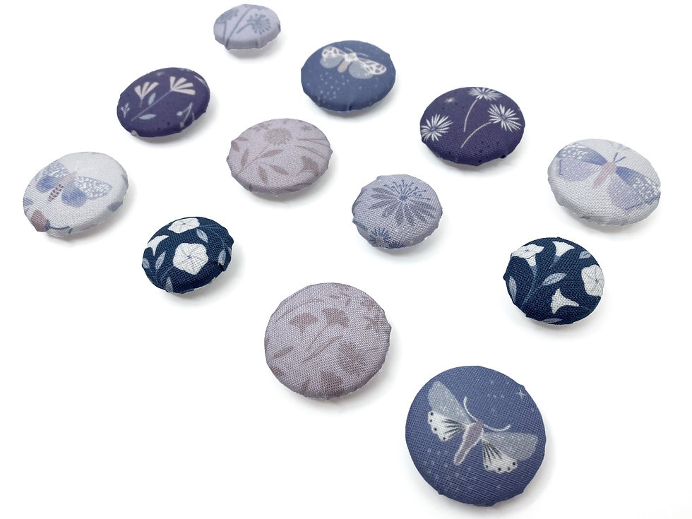 Evenfall buttons by Cassandra Connolly