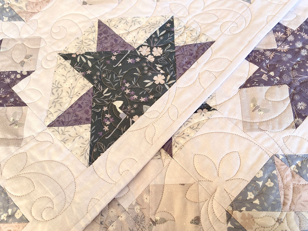 Evenfall quilt by Sally Ablett for Cassandra Connoly