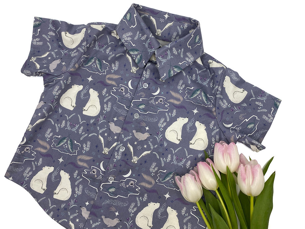 McCall's M6016 Shirt using Arctic Adventure by Cassandra Connolly