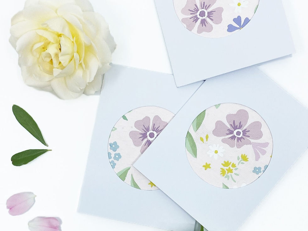 Floral Song Cards by Cassandra Connolly