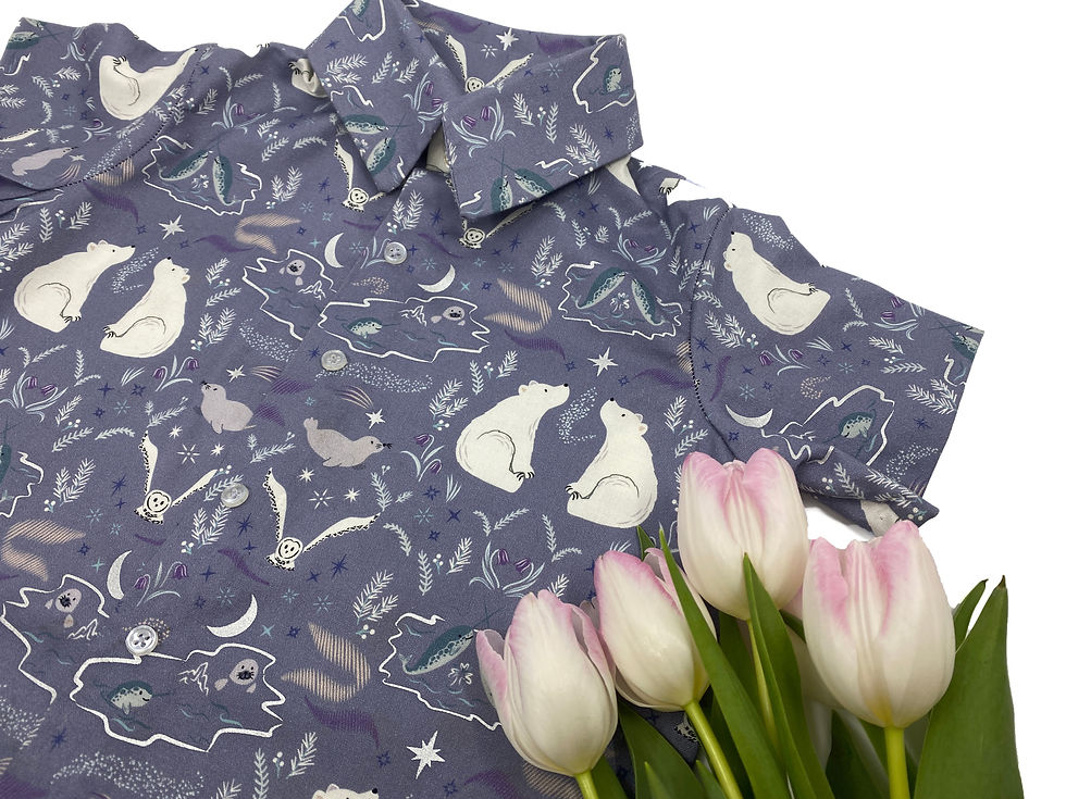 McCall's M6016 Shirt using Arctic Adventure by Cassandra Connolly