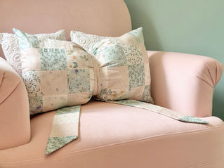 Sunday Sewing- Bow Cushions