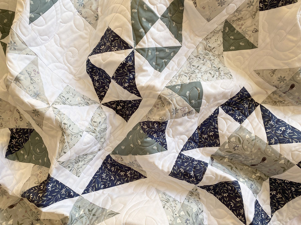 The Water Gardens Quilt by Sally Ablett for Cassandra Connolly