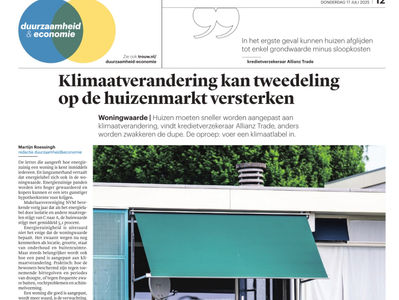De waarde van je huis smelt weg (als sneeuw in de zon)