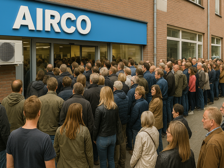 Herken je dit? De eerste hitte en dan... in de rij voor een airco