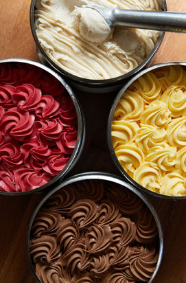 Photographe culinaire en studio pour la marque de glaces Jampi, en Bretagne