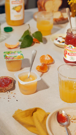 Photoshoot produit et culinaire en extérieur pour Andros, dans le Finistère