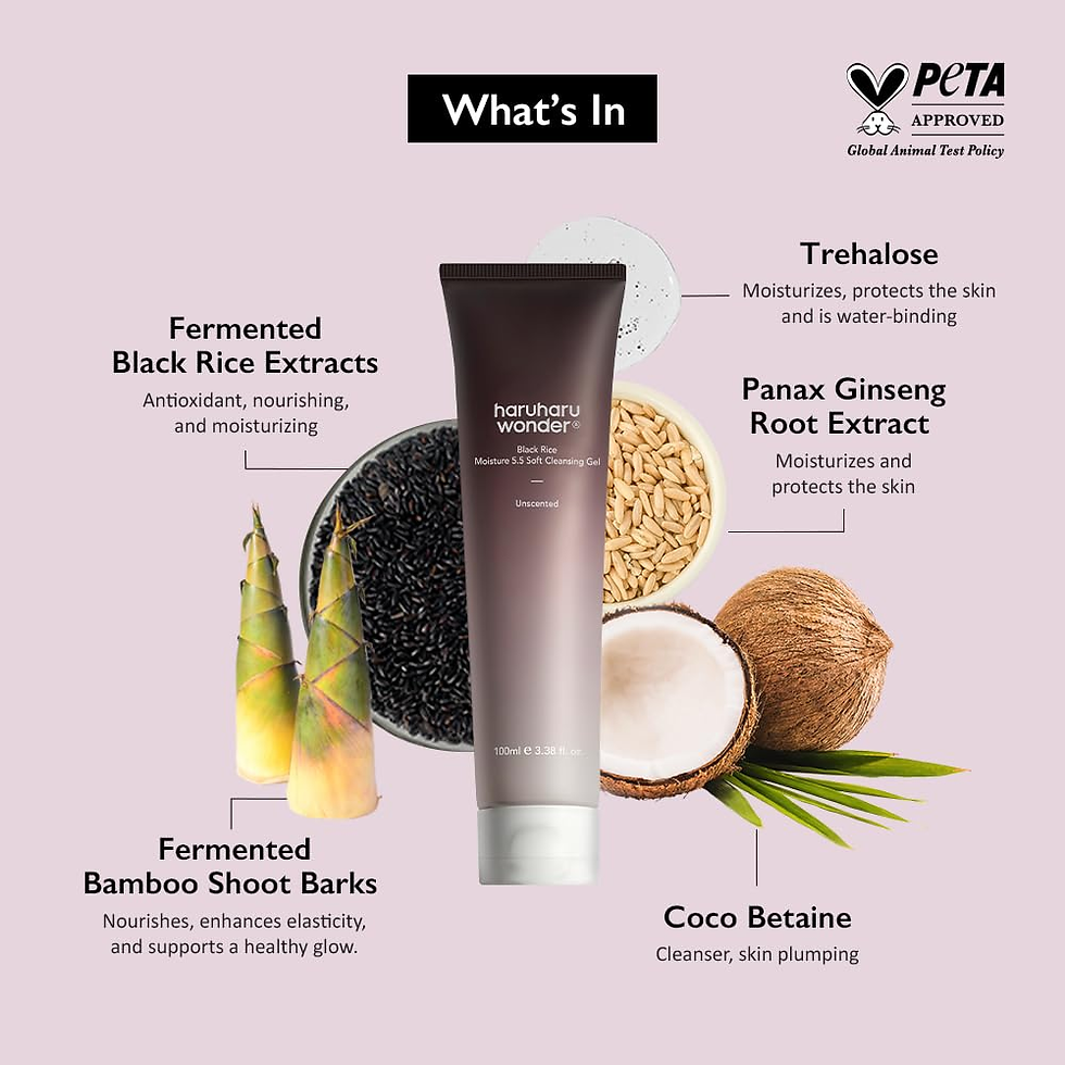Thumbnail: Wonder Black Rice Moisture 5.5 Soft Cleansing Gel, Gentle Daily Cleanser