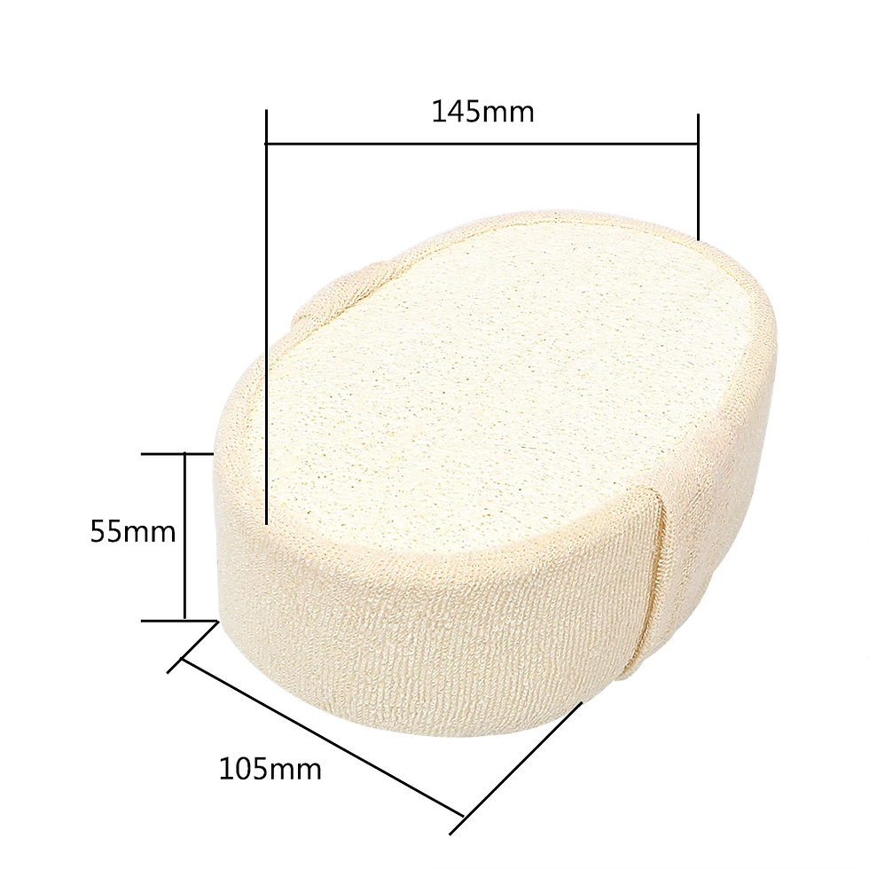 Thumbnail: Natural Loofah Shower Rub Exfoliate Bath Sponge Bath Ball Healthy Massage Health