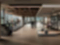 Pearl Fulton Market (370 N Morgan) gym rendering in a new construction apartment building