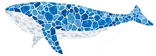 whale mosaic