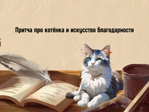 Притча про котёнка и искусство благодарности