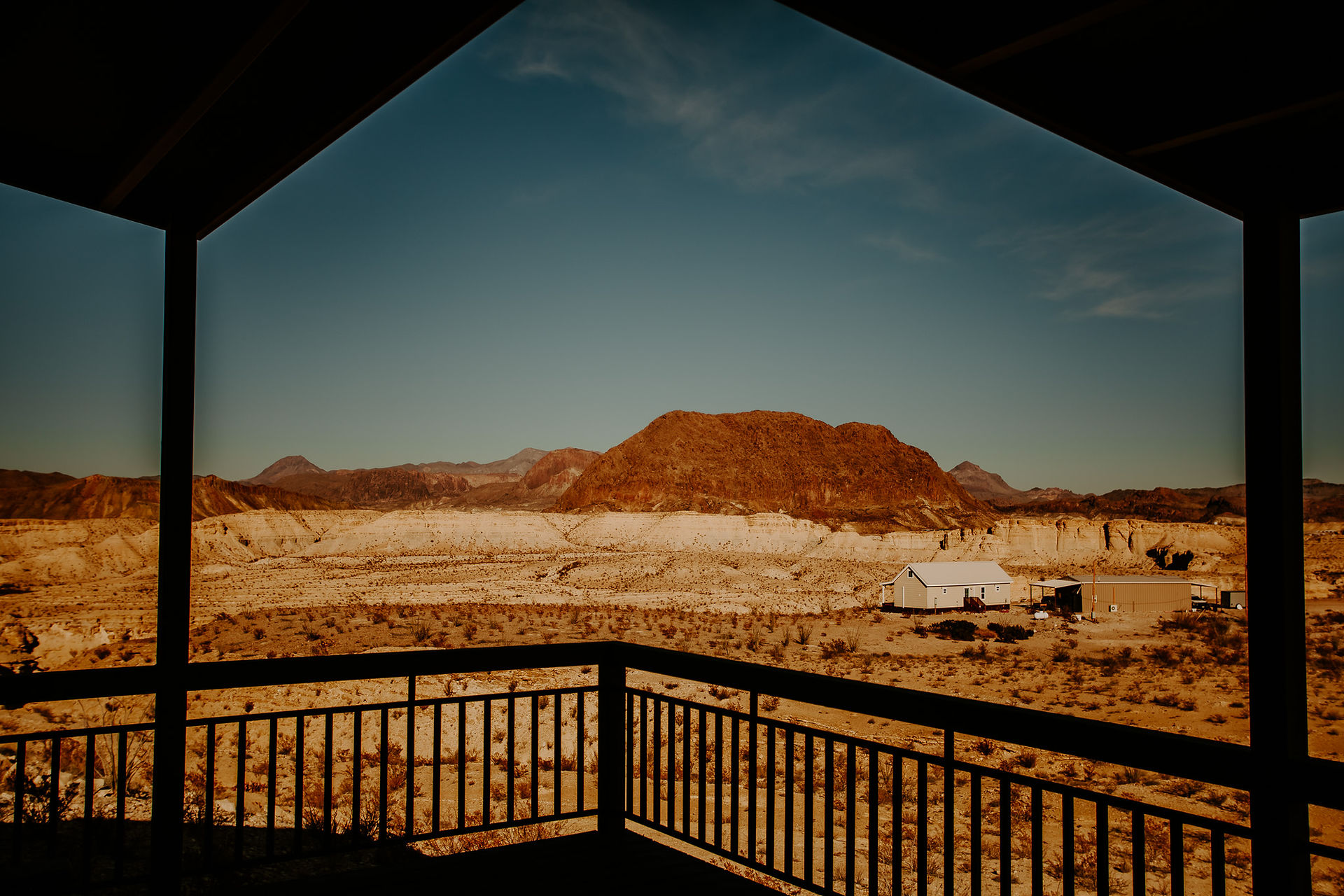 side porch view