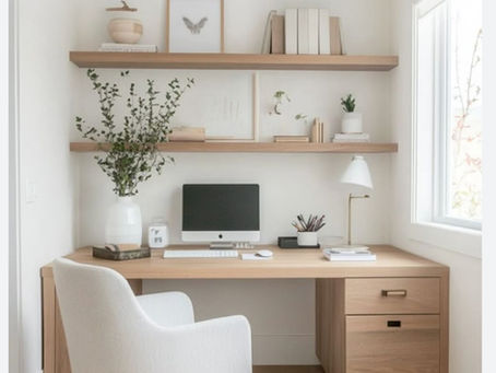 Create your home office in a small space.