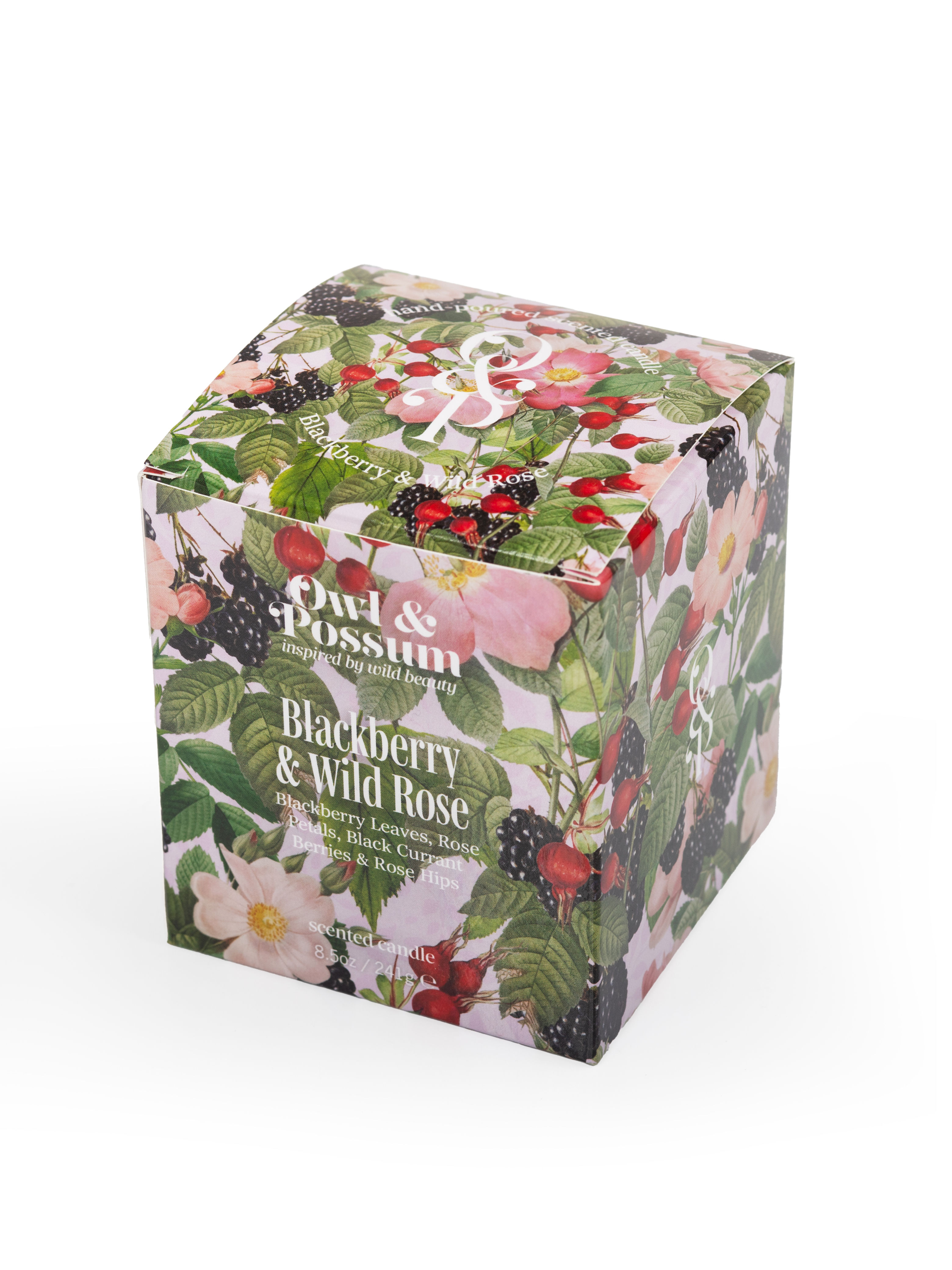 BLACKBERRY & WILD ROSE Scented Candle