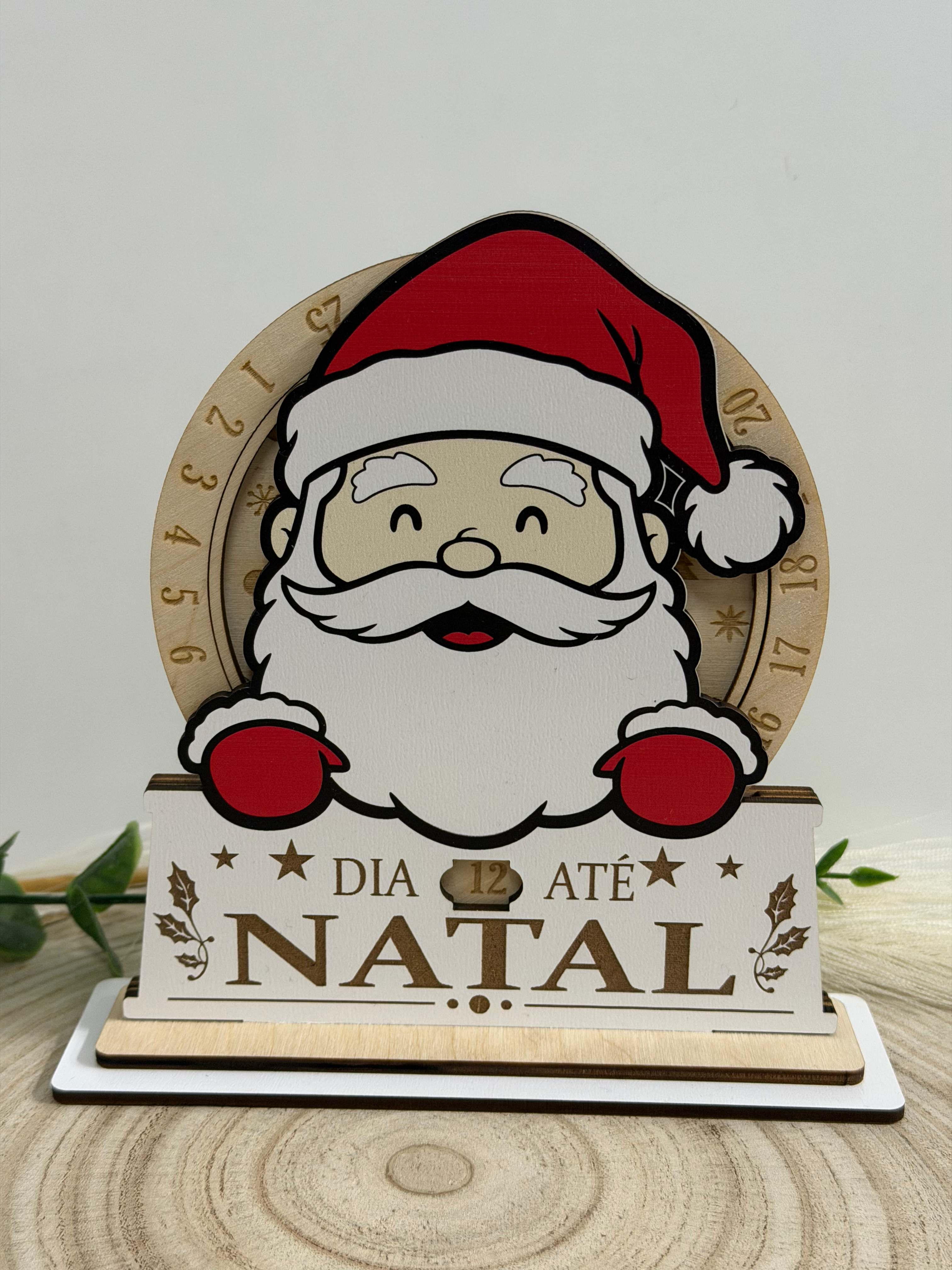 Pai Natal com disco Rotativo 