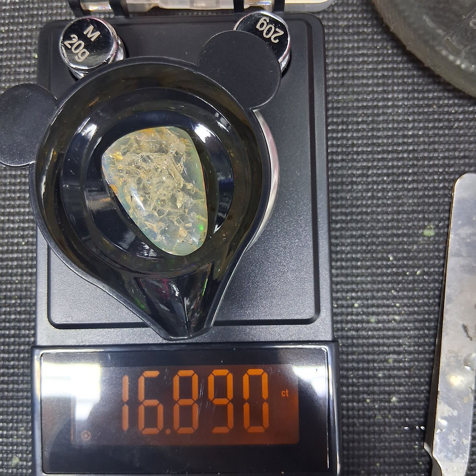 Thumbnail: Ethiopian opal for display.