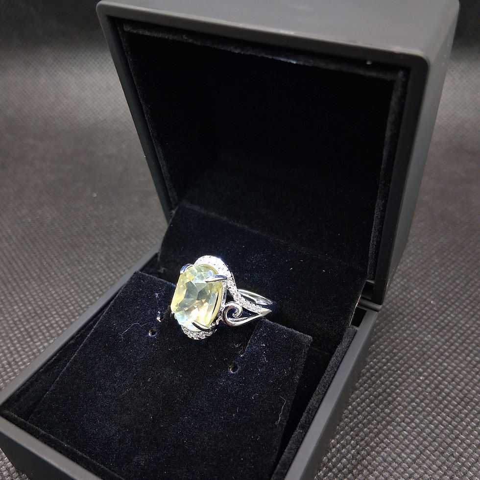 Thumbnail: lemon Quartz ring 