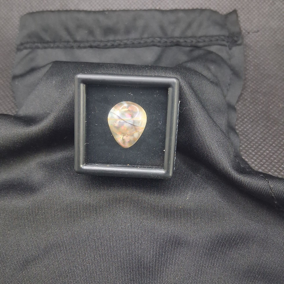 Thumbnail: Ethiopian opal for display.