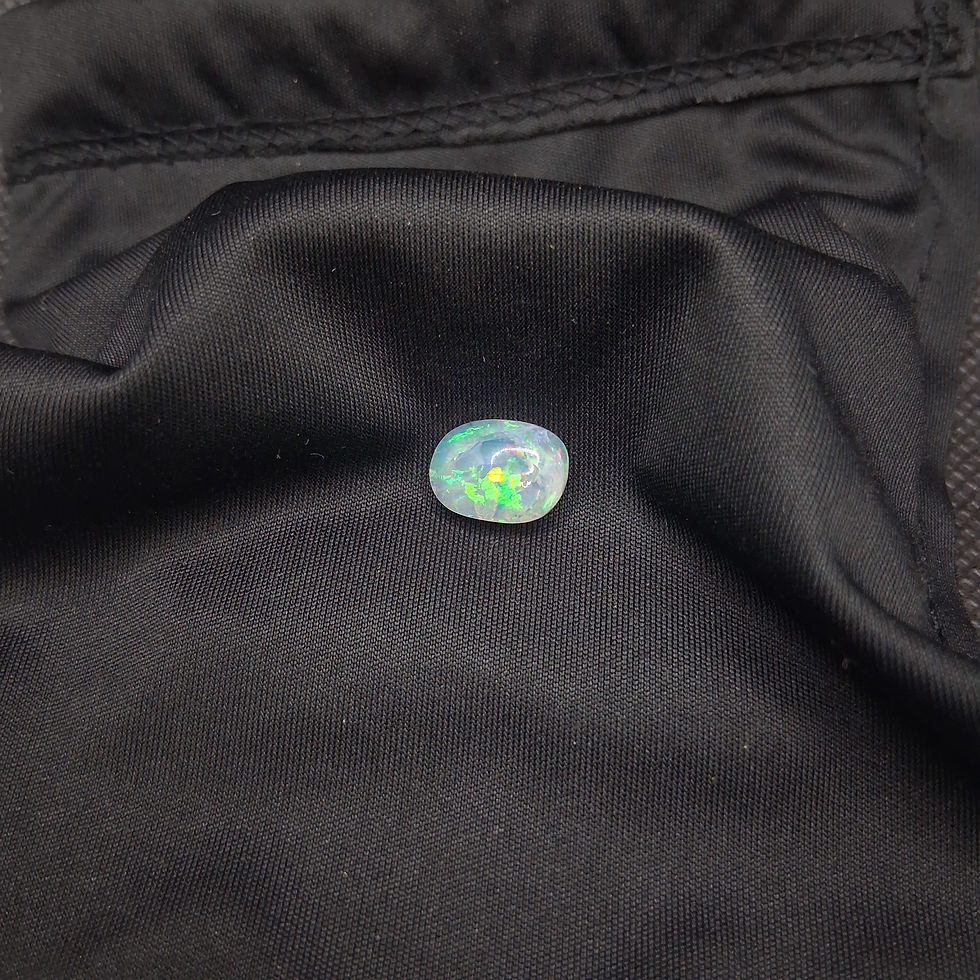 Thumbnail: Ethiopian opal for display.