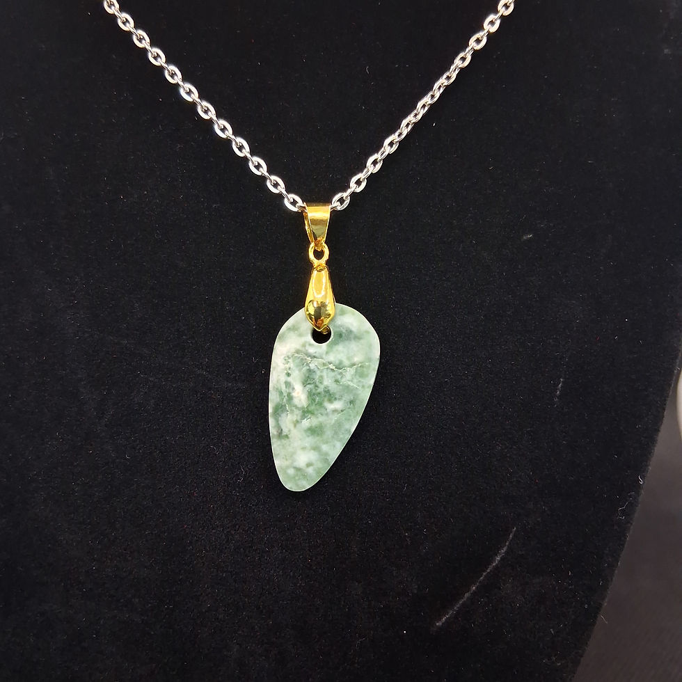 Thumbnail: Tree agate pendant 