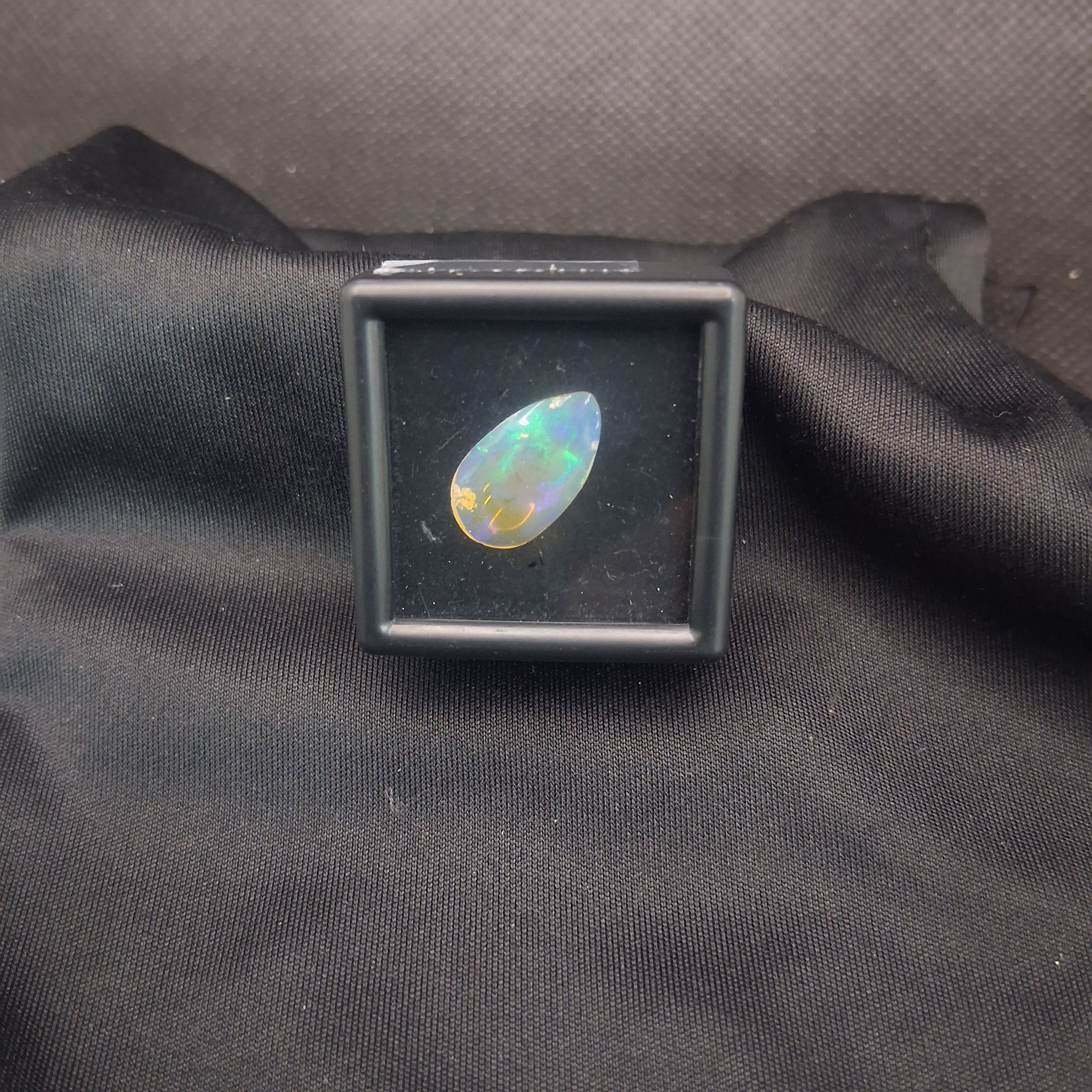 Ethiopian opal for display.