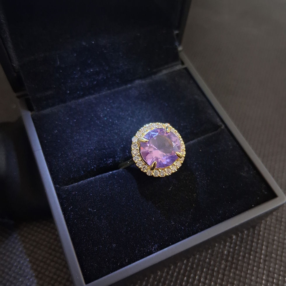 Thumbnail: Kunzite nano crystal Ring