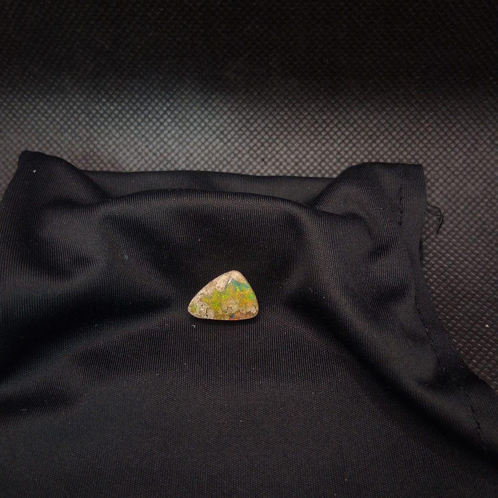 Thumbnail: Ethiopian opal for display.