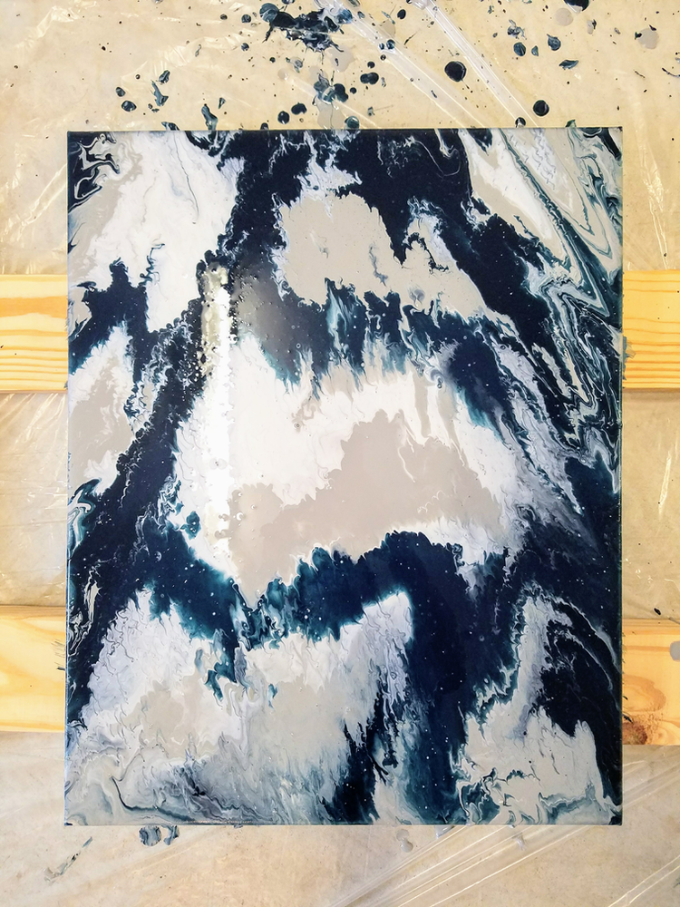 Fluid Acrylic Painting with Gloss Medium