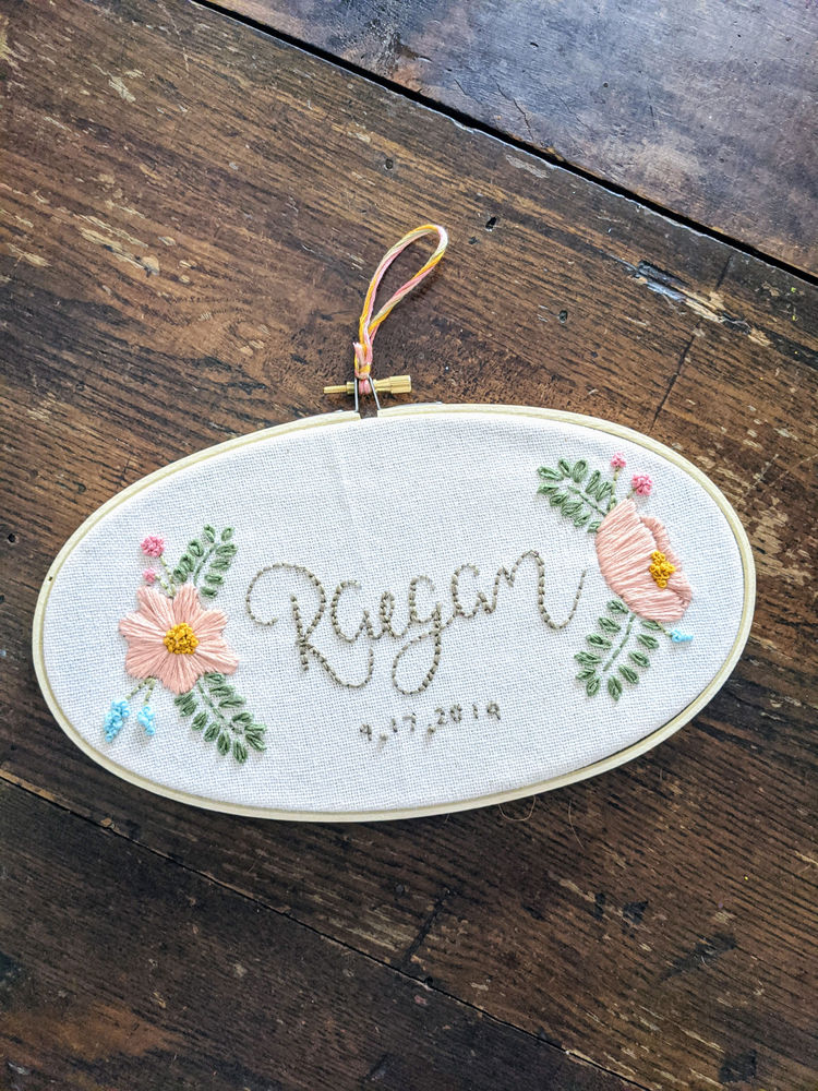 Baby girl embroidery