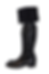Thumbnail: Jimmy Choo Black Leather Knee Length Books (size EU39.5)