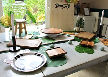 sweet table théme jungle 